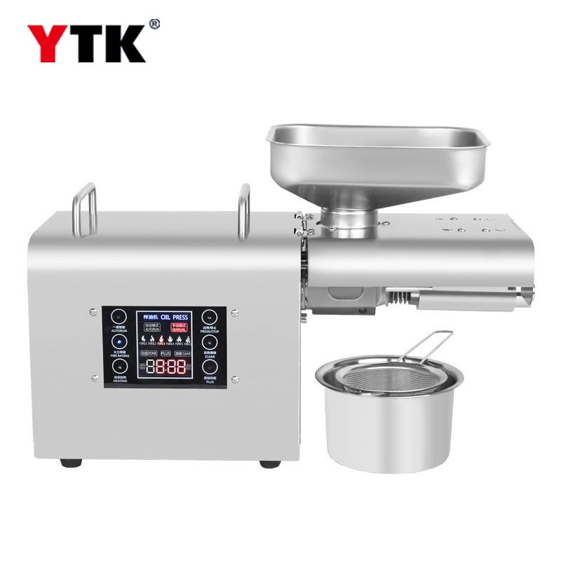 2019 new smart oil press / stainless steel LCD touch screen consumer and commercial oil press