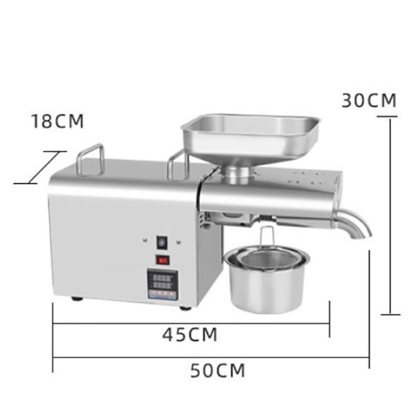 2019 new stainless steel oil press / domestic commercial oil press temperature control