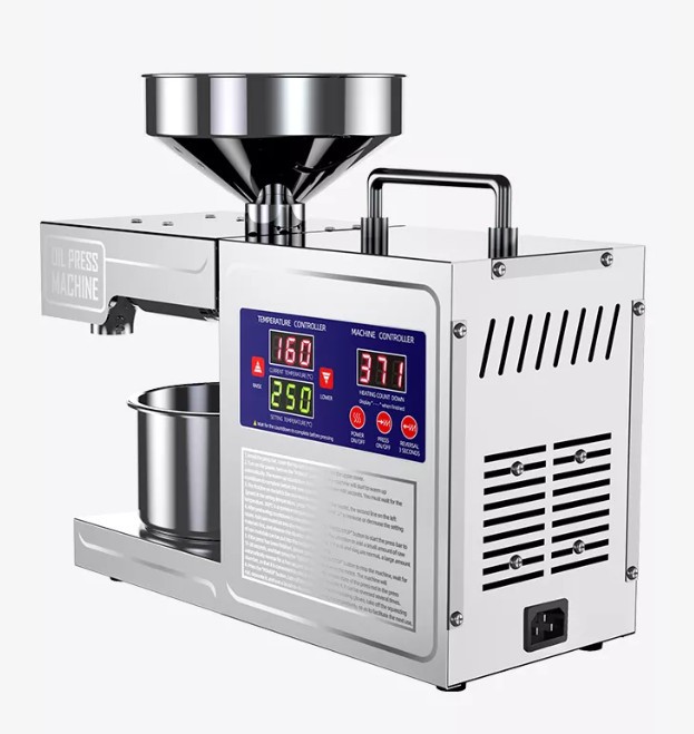 Automatic household mini commercial electrical oil press small family oil press machine