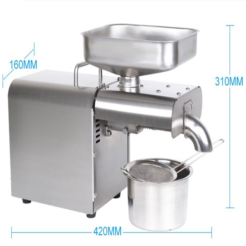 Factory wholesale automatic stainless steel household oil press / commercial oil press