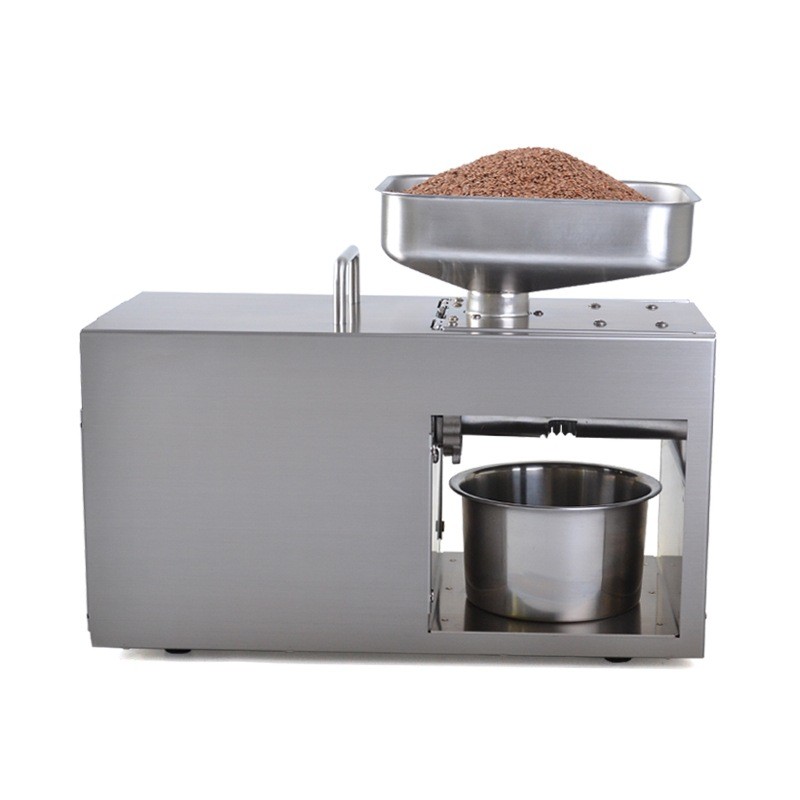 Household and commercial oil press / stainless steel automatic oil press wholesale and retail export