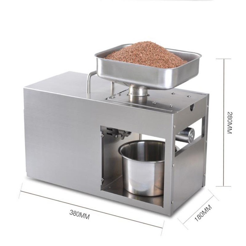 Household and commercial oil press / stainless steel automatic oil press wholesale and retail export