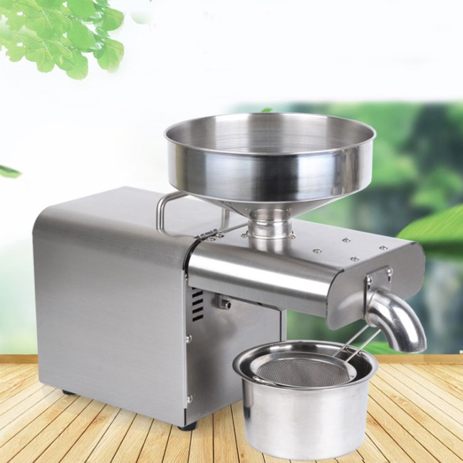 Household oil press commercial oil press stainless steel oil press wholesale export cross-border trade