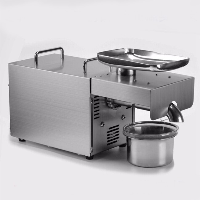 Intelligent oil press stainless steel LCD touch screen household commercial oil press wholesale export