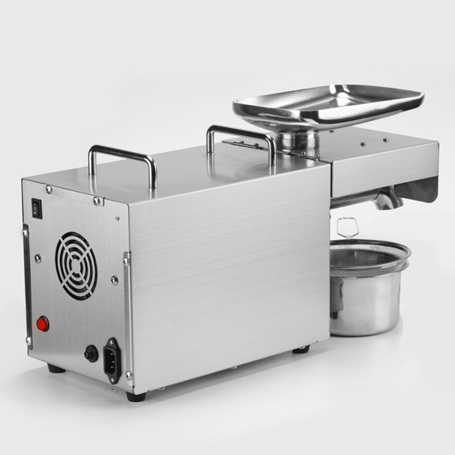 Intelligent oil press stainless steel LCD touch screen household commercial oil press wholesale export