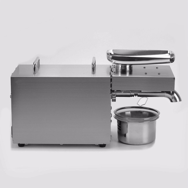 Intelligent oil press stainless steel LCD touch screen household commercial oil press wholesale export