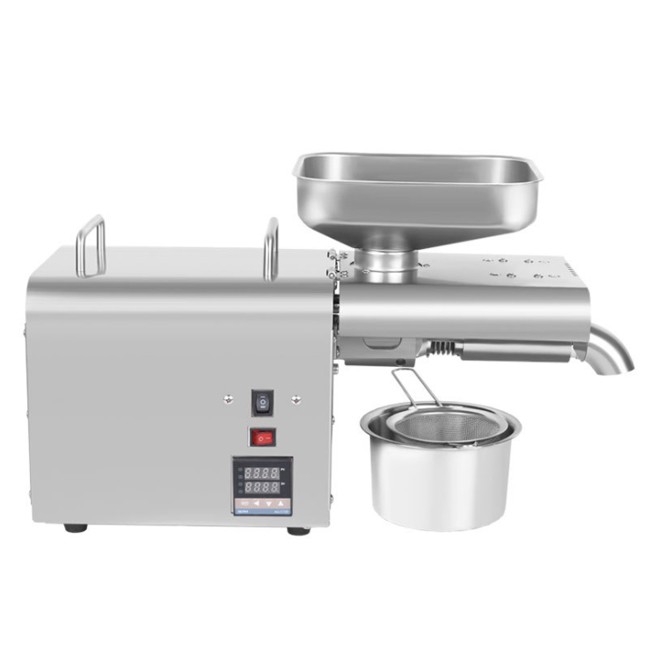Hot-selling K28C Stainless Steel Oil Press Machine Automatic Home/Commercial Oil Maker for Peanut Flax Sunflower
