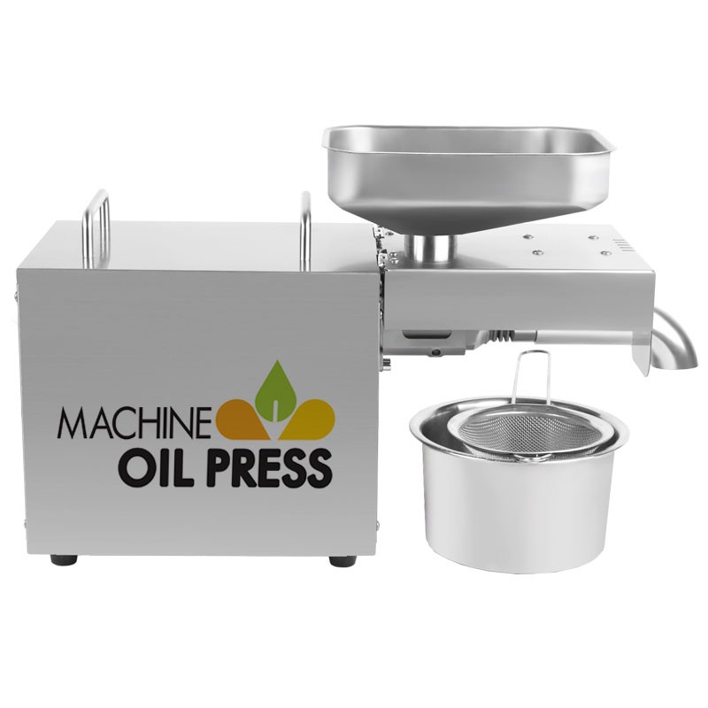 LBT02 Oil Press Machine Stainless Steel Oil Maker Cold Mini Oil Extractor for Avocado Castor Coconut Flax Peanut Sunflower