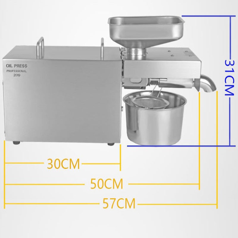 S6 Stainless Steel Oil Presser Automatic Home/Commercial peanut Oil Press Machine