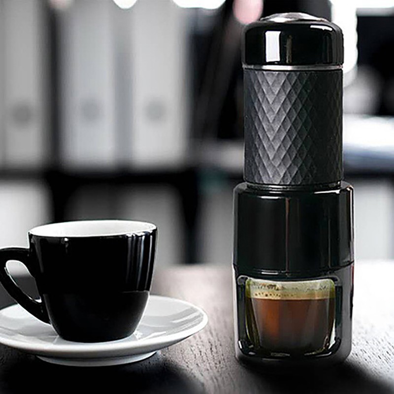 Italian mini manual capsule coffee machine Household portable pressure cup thermos