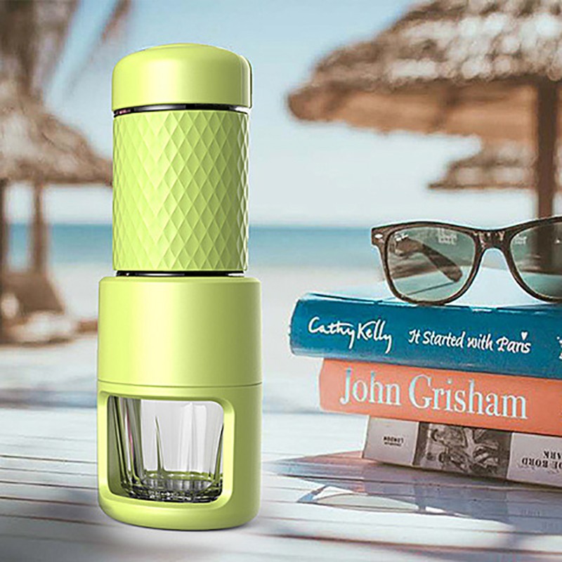 Italian mini manual capsule coffee machine Household portable pressure cup thermos
