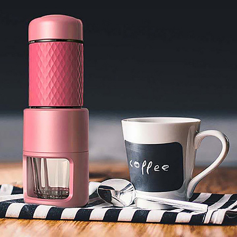 Italian mini manual capsule coffee machine Household portable pressure cup thermos