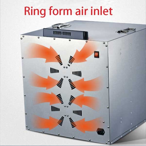 Hot air circulation stainless steel fruit and vegetable drying machine