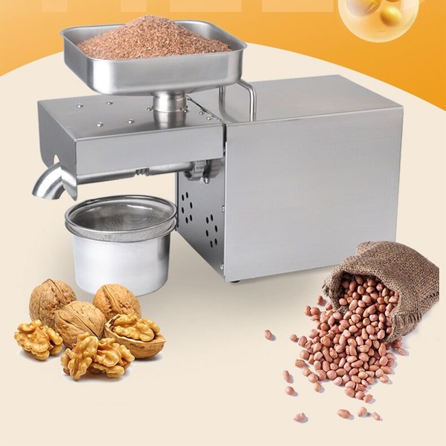 Export for automatic stainless steel oil press small household oil press can be customized